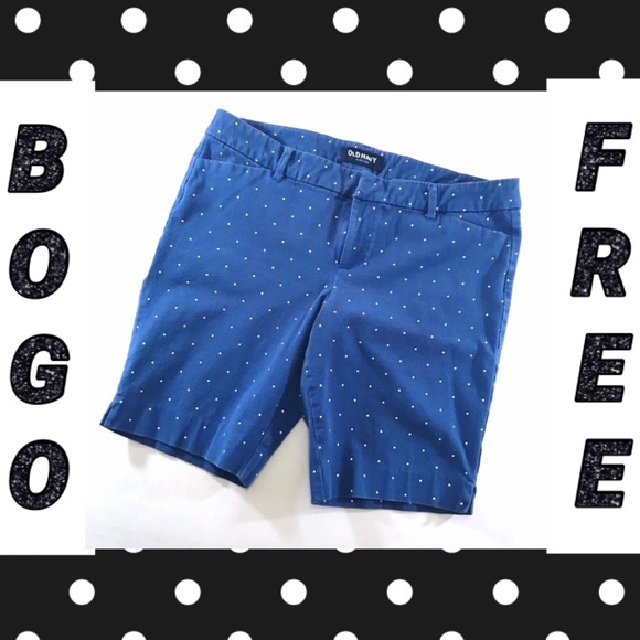 Old Navy Pants - Old Navy Royal Blue Polka Dot Shorts (14)
